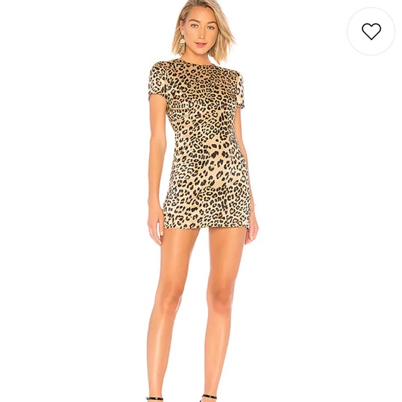 House of Harlow Leopard Mini Dress Revolve - Picture 2 of 6